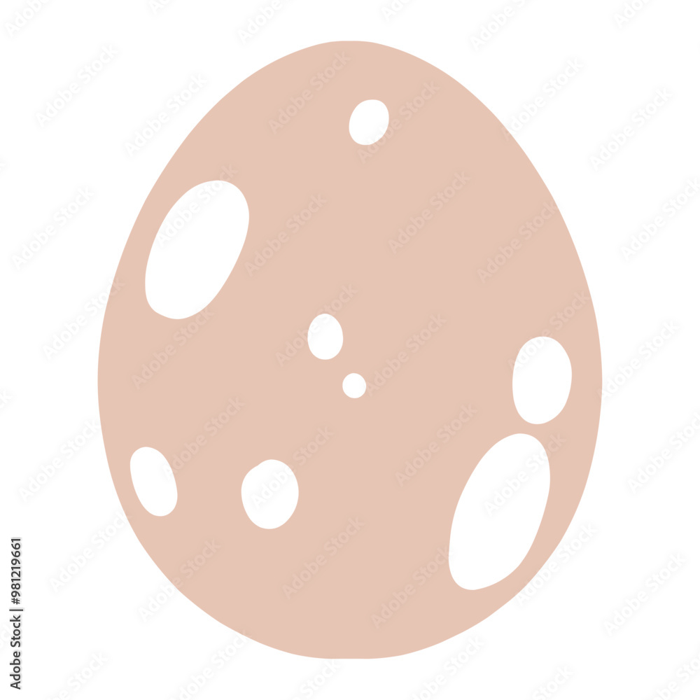 illustration of an egg Dino Flat illustration of an egg Dino Flat