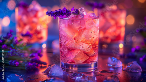 Cocktail with Lavender Touch