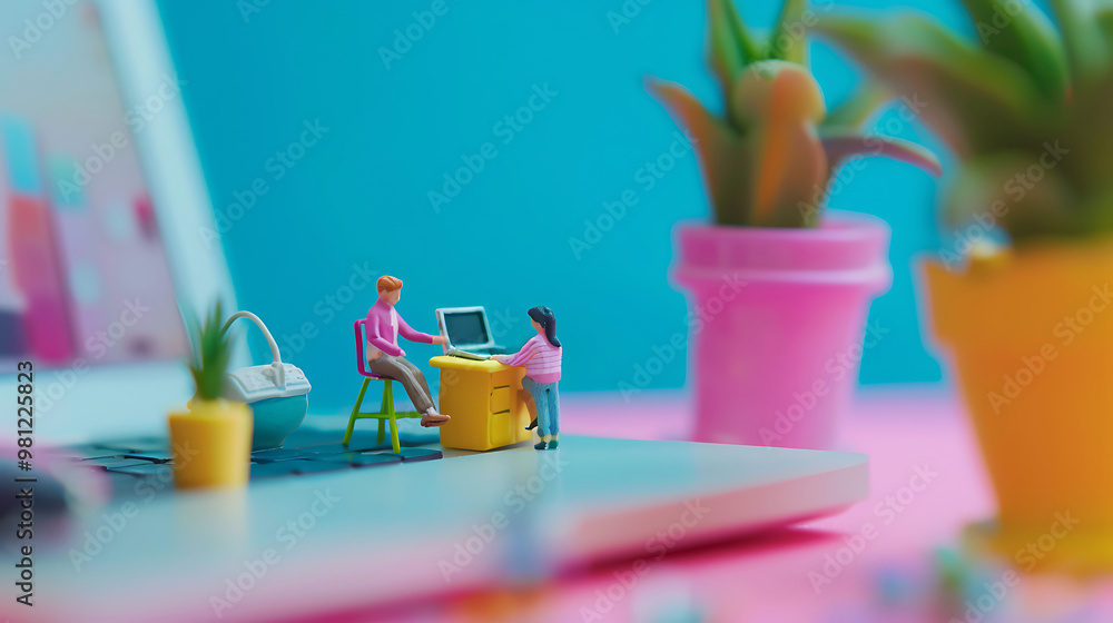 miniature scene miniature scene