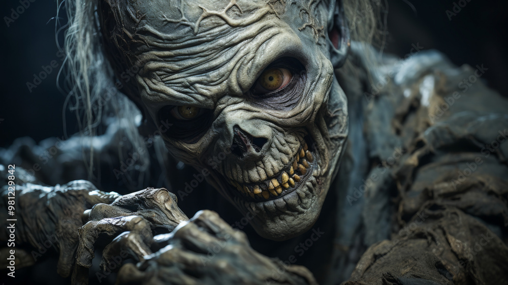 A Terrifying Portrait in the Abyss of Darkness A Terrifying Portrait in the Abyss of Darkness