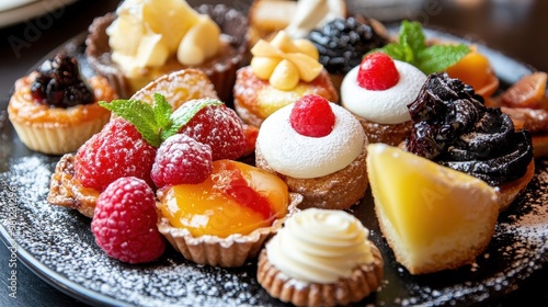 Assortment of Delectable Desserts: A Feast for the Senses