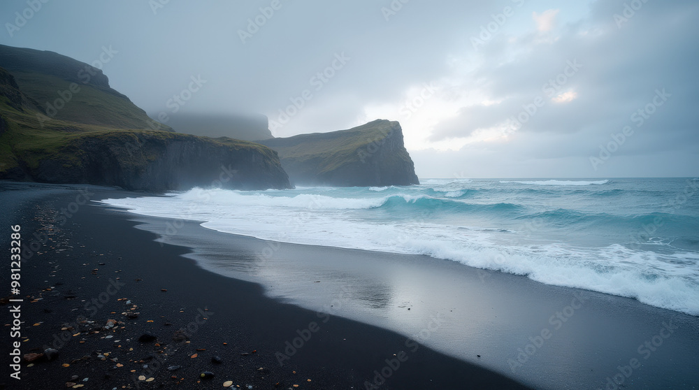 Breathtaking Aerial Photos of Iceland's Iconic Black Sand Beaches and Rugged Cliffs Breathtaking Aerial Photos of Iceland's Iconic Black Sand Beaches and Rugged Cliffs
