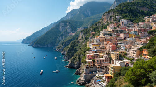 Breathtaking Amalfi Coast Views - Scenic Towns, Cliffside Architecture, and Crystal-Clear Mediterranean Waters