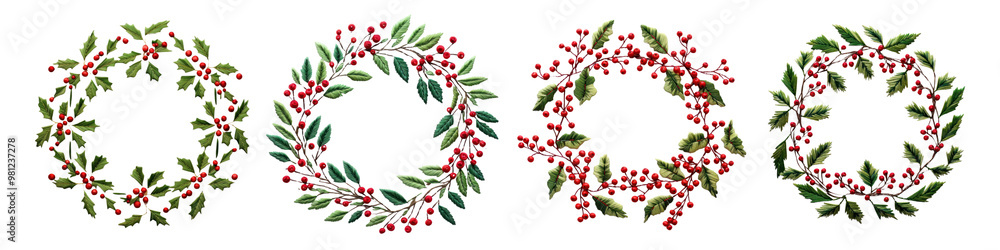 Cute Christmas embroidery png cut out element set Cute Christmas embroidery png cut out element set