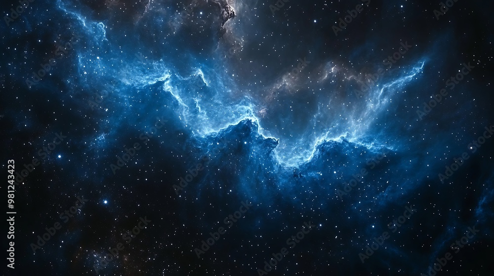 Space Galaxy Night Sky With Cosmic Clouds ,Universe science astronomy. Illustration Background