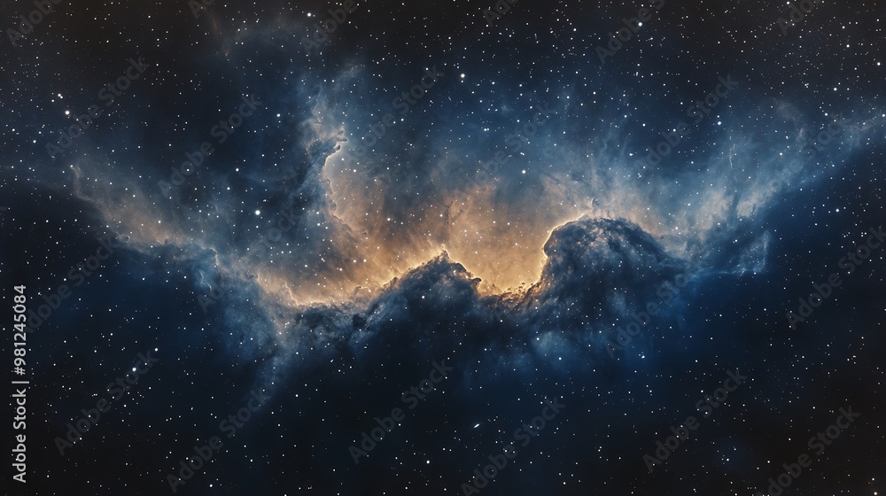 Fototapeta premium Space Galaxy Night Sky With Cosmic Clouds ,Universe science astronomy. Illustration Background