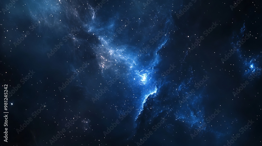 Fototapeta premium Space Galaxy Night Sky With Cosmic Clouds ,Universe science astronomy. Illustration Background