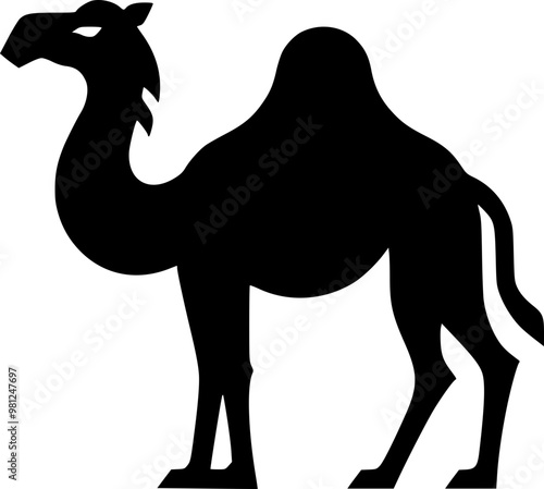 Cartoon Camel Design for Use in Kids’ Books and Educational Resources