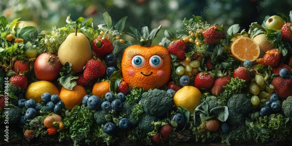The whimsical city where lively produce with eyes transforms ordinary life into engaging and magical experiences The whimsical city where lively produce with eyes transforms ordinary life into engaging and magical experiences