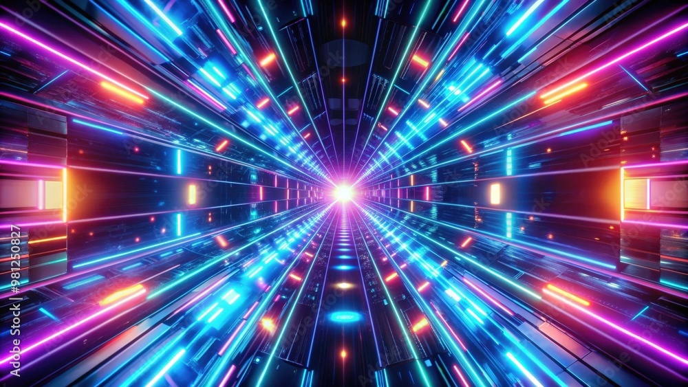 Abstract flight through retro neon hyper warp space tunnel in , retro, neon, hyper, warp, space, tunnel,abstract, flight Abstract flight through retro neon hyper warp space tunnel in , retro, neon, hyper, warp, space, tunnel,abstract, flight