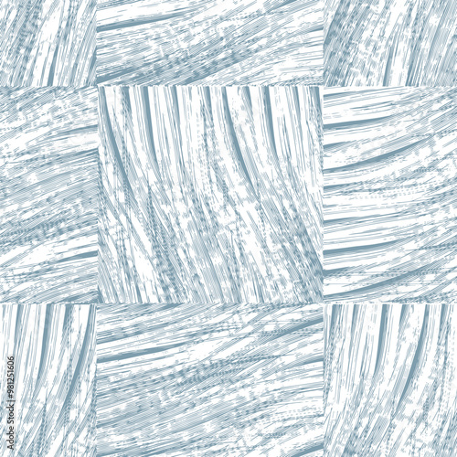 Fancy fabric linen, juta blended with wool washed coat surface jacquard texture digital printing pattern design. Yarns for sports style Vector fabric seamless pattern. Abstract natural textured