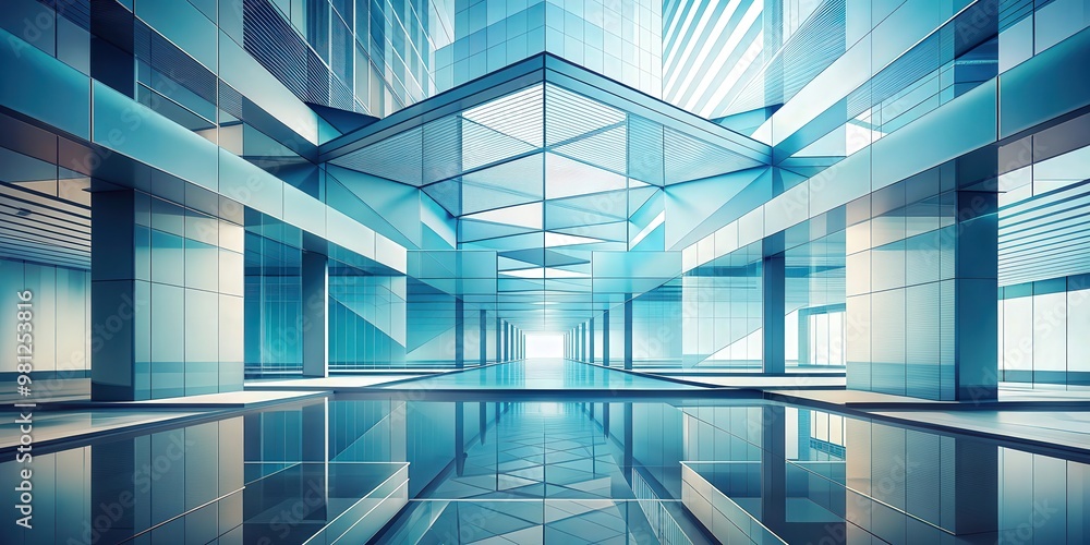 Abstract architectural background with geometric shapes and lines , architecture, abstract, background, design, modern Abstract architectural background with geometric shapes and lines , architecture, abstract, background, design, modern