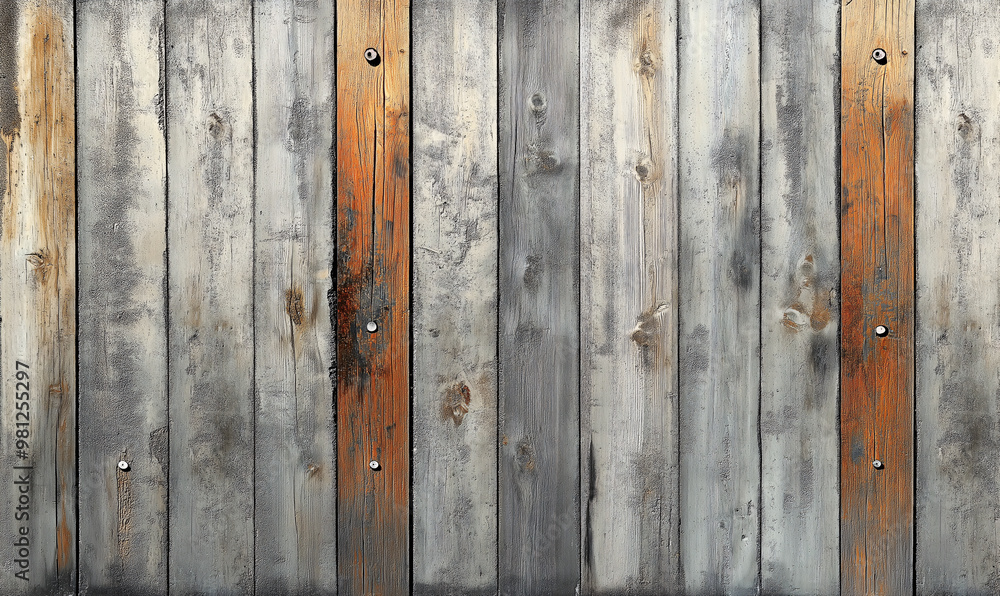 White wooden wall White wooden wall