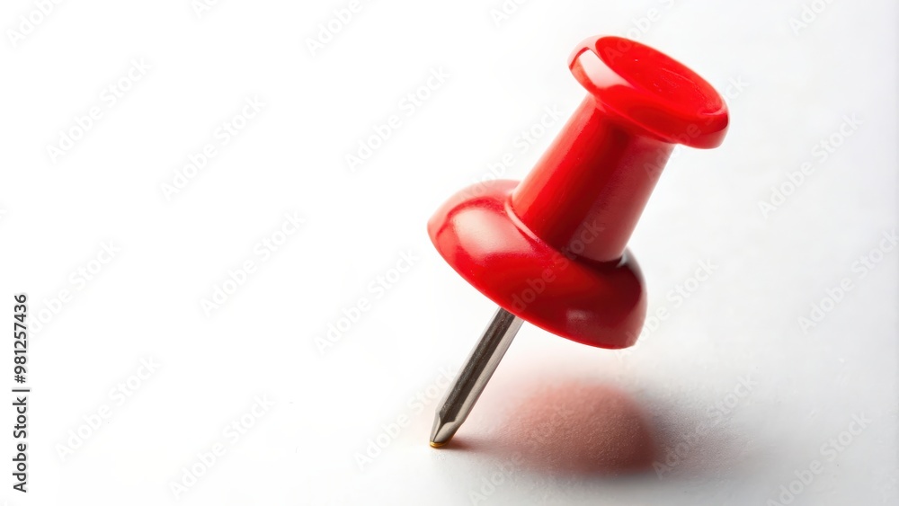 Red push pin isolated on background, rendering , red, push pin, isolated, background,rendering, office supplies, stationary, sharp Red push pin isolated on background, rendering , red, push pin, isolated, background,rendering, office supplies, stationary, sharp