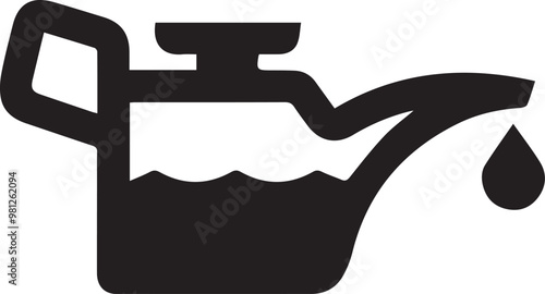 Oil icon symbol vector image Illustration 