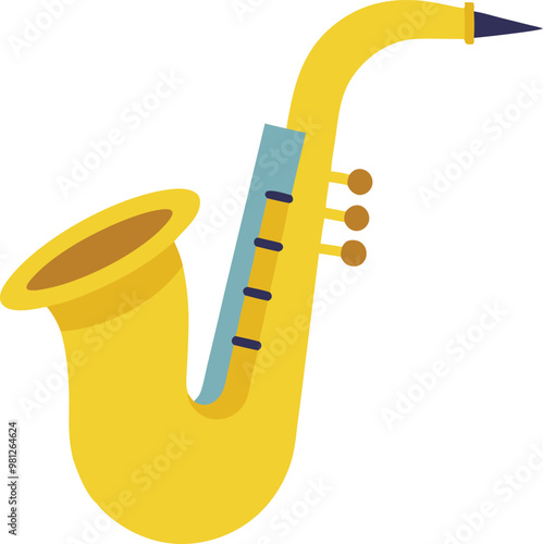 illustration vector art silhouette saxophone