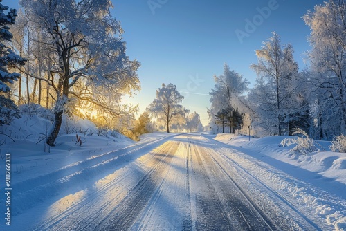 Experience a serene winter journey through snowy landscapes in the picturesque Winter Wonderland, ideal for a relaxing vacation. Enjoy the frosty views on this tranquil winter getaway