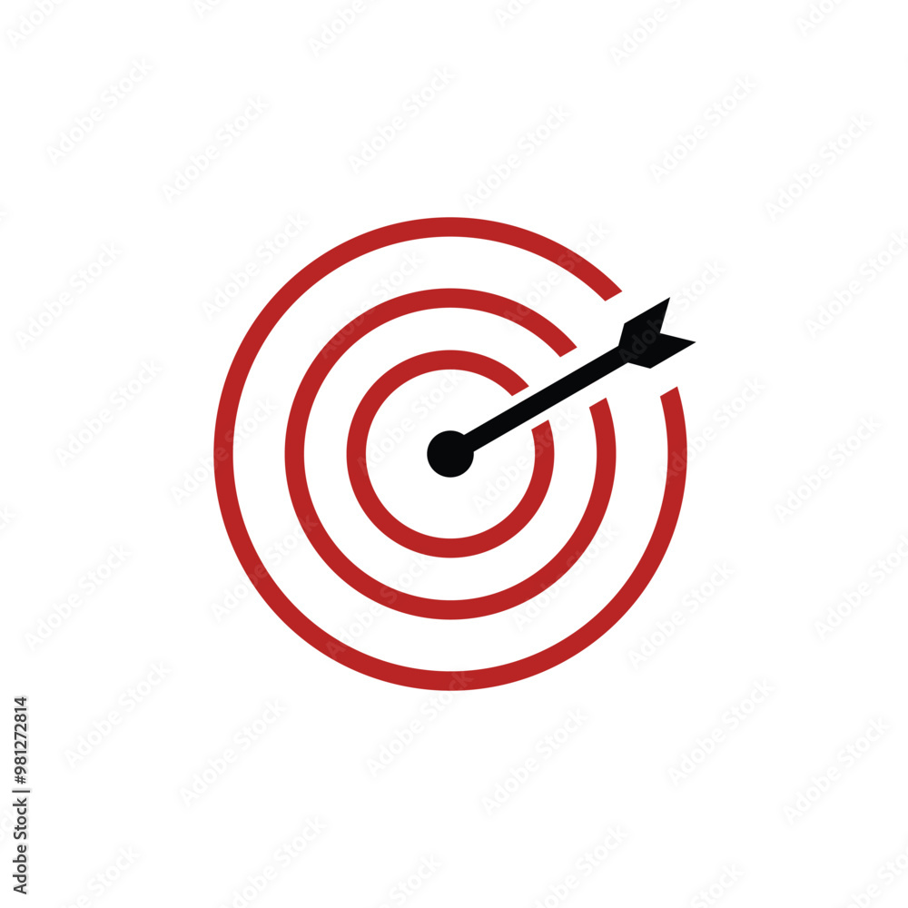 Target stroke and solid web icon set. Vector illustration Target stroke and solid web icon set. Vector illustration