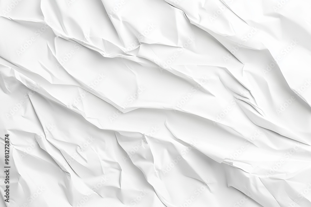 White Wrinkled Paper Texture – Perfect for Design and Background Use White Wrinkled Paper Texture – Perfect for Design and Background Use