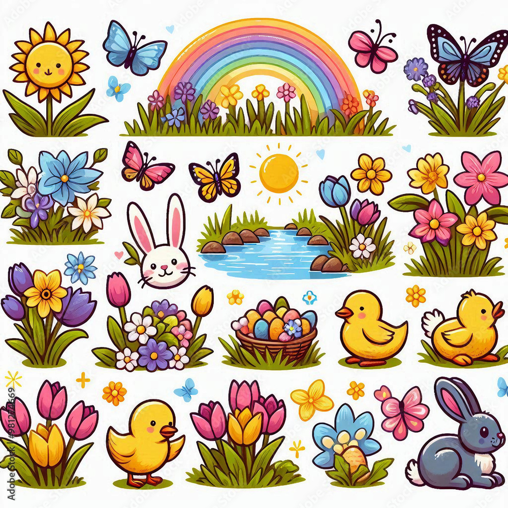 Spring Icons Spring Icons