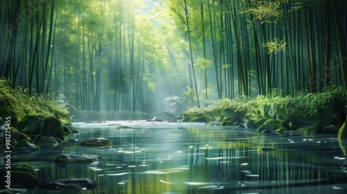 Tranquil Bamboo Forest