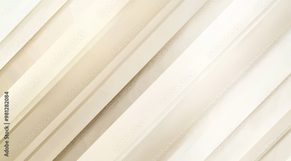 Obraz premium Light Beige Geometric Stripes Background