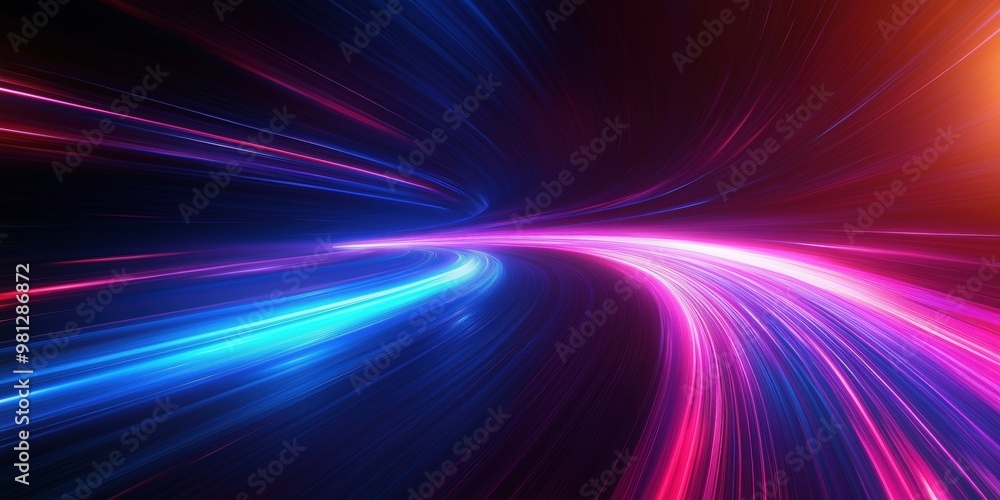 Neon blue and pink light trails against a starry sky, flowing in a curved path to create a vibrant, fast-motion effect with a futuristic, cosmic atmosphere.
Neon blue and pink light trails against a starry sky, flowing in a curved path to create a vibrant, fast-motion effect with a futuristic, cosmic atmosphere.