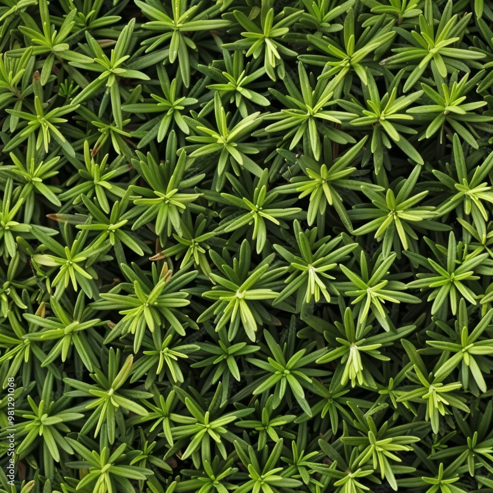 Fresh rosemary twig texture background, green rosemary sprig pattern, seasoning twigs banner Fresh rosemary twig texture background, green rosemary sprig pattern, seasoning twigs banner