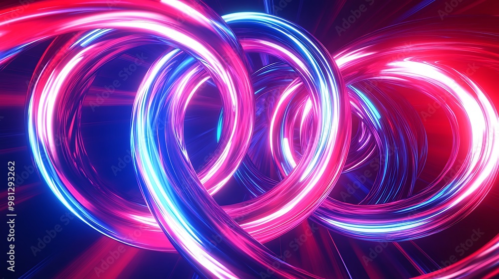 Radiating Neon Light Burst, futuristic flashes, Motion lights, Colorful Streaks on Dark Background Radiating Neon Light Burst, futuristic flashes, Motion lights, Colorful Streaks on Dark Background