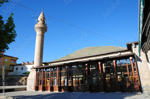 Located in Yahyali, Kayseri, Turkey, the Great Mosque was built in 1900. photo