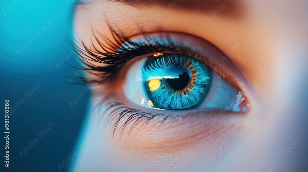 A close up of a woman eye, showcasing the intricate beauty of its structure, representing strength and resilience. A close up of a woman eye, showcasing the intricate beauty of its structure, representing strength and resilience.