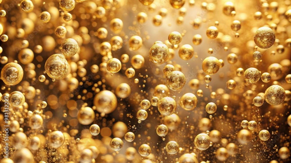 Close-up of sparkling champagne bubbles creating a luxurious and festive foam , celebration, party, elegant, shiny, texture Close-up of sparkling champagne bubbles creating a luxurious and festive foam , celebration, party, elegant, shiny, texture