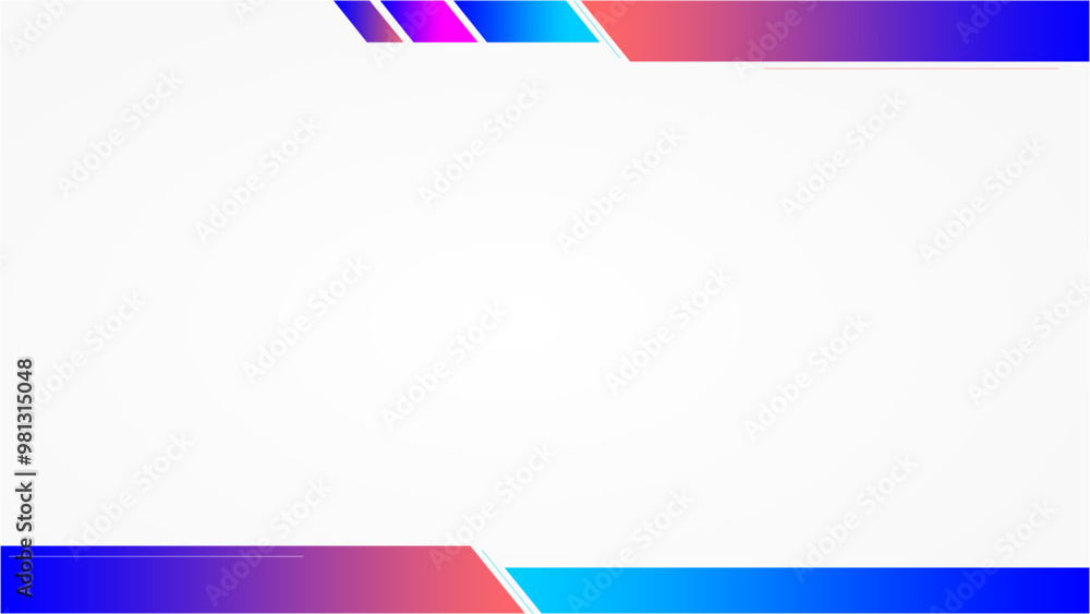 Fototapeta premium Wave Color Gradation Background Template