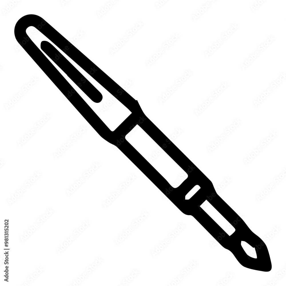 Pen icon. Marker and crayon drawing symbol. Sketch tool vector illustration. Pen icon. Marker and crayon drawing symbol. Sketch tool vector illustration.