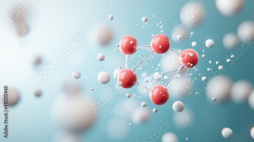 A scientifically accurate illustration of a molecule electron configuration, showcasing the arrangement of electrons in its orbitals and their influence on its bonding.