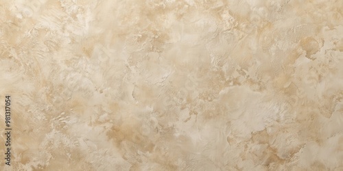 Decorative light taupe Venetian plaster wall background, decor, interior design, textured wall, plaster finish photo