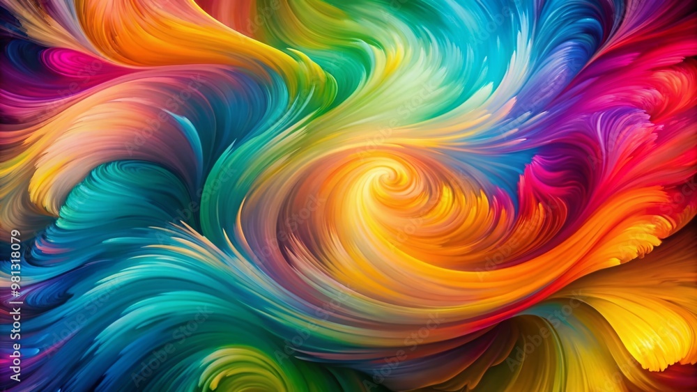 Vibrant abstract background with swirling shapes and bold brushstrokes in shades of pink, blue, yellow, orange, and green, evoking a sense of energy and creativity. Vibrant abstract background with swirling shapes and bold brushstrokes in shades of pink, blue, yellow, orange, and green, evoking a sense of energy and creativity.