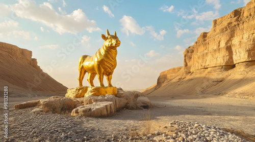 The golden calf event from the Bible as a demonstration of the fall into sin of the people who escaped from Egyptian bondage and chose to forsake their faith in the God of Israel.