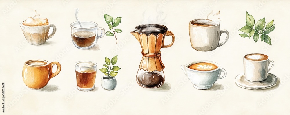 Artistic Barista Digital Planner Stickers Set for Coffee Lovers and Organizers Artistic Barista Digital Planner Stickers Set for Coffee Lovers and Organizers