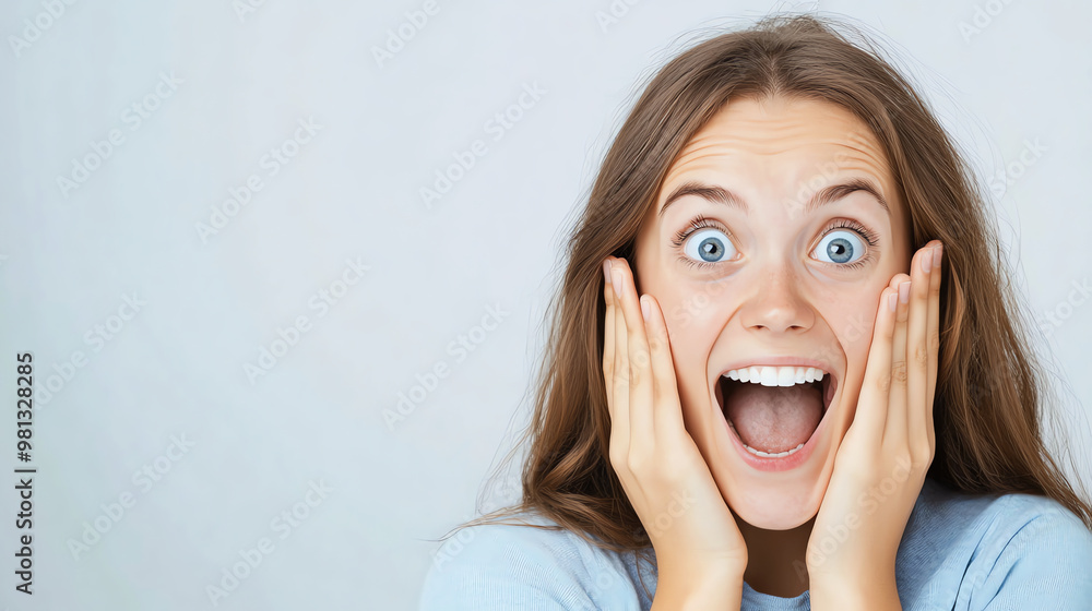 excited person, AI generated excited person, AI generated