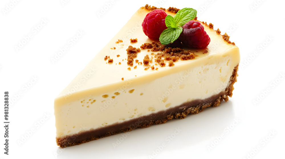 cheesecake on white background cheesecake on white background