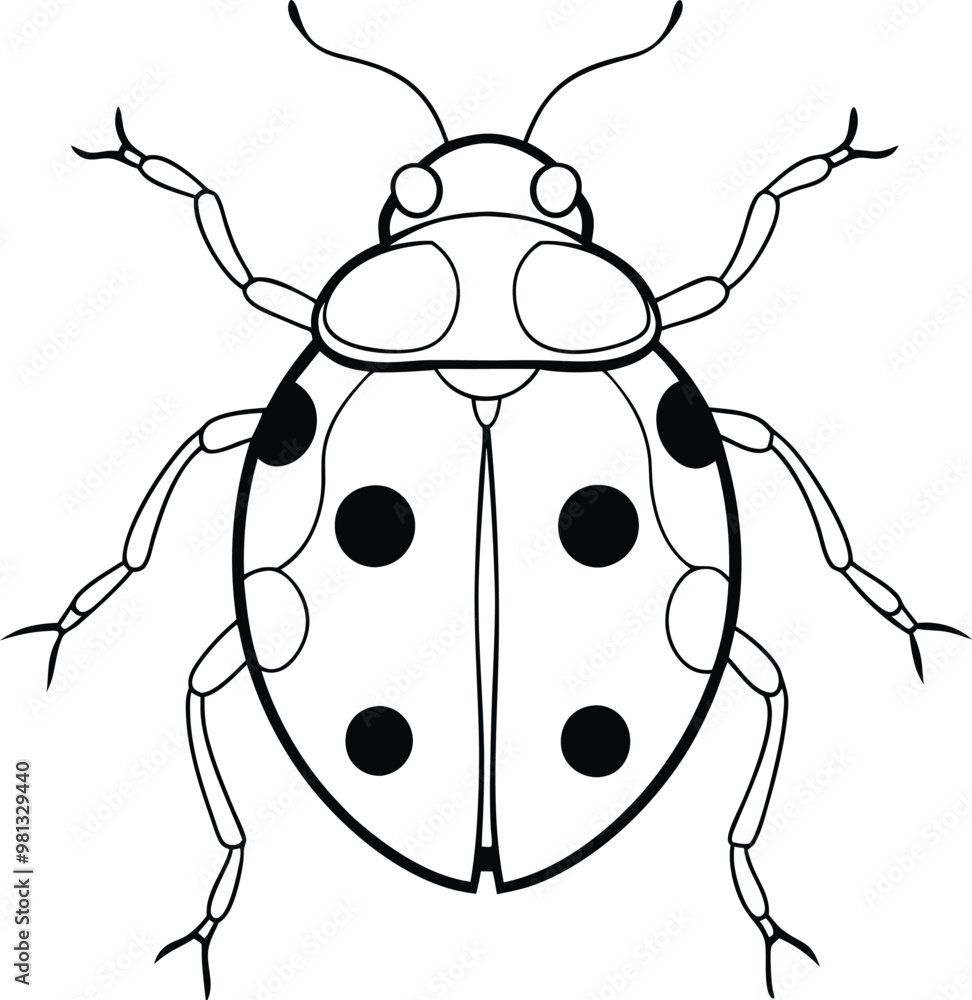 Ladybug logo icon line art vector illustration showcasing an abstract cute insect perfect for modern designs Ladybug logo icon line art vector illustration showcasing an abstract cute insect perfect for modern designs