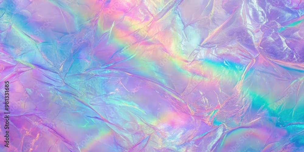 Abstract holographic background in pale violet, pink, and mint colors with scratches and irregularities , holographic Abstract holographic background in pale violet, pink, and mint colors with scratches and irregularities , holographic