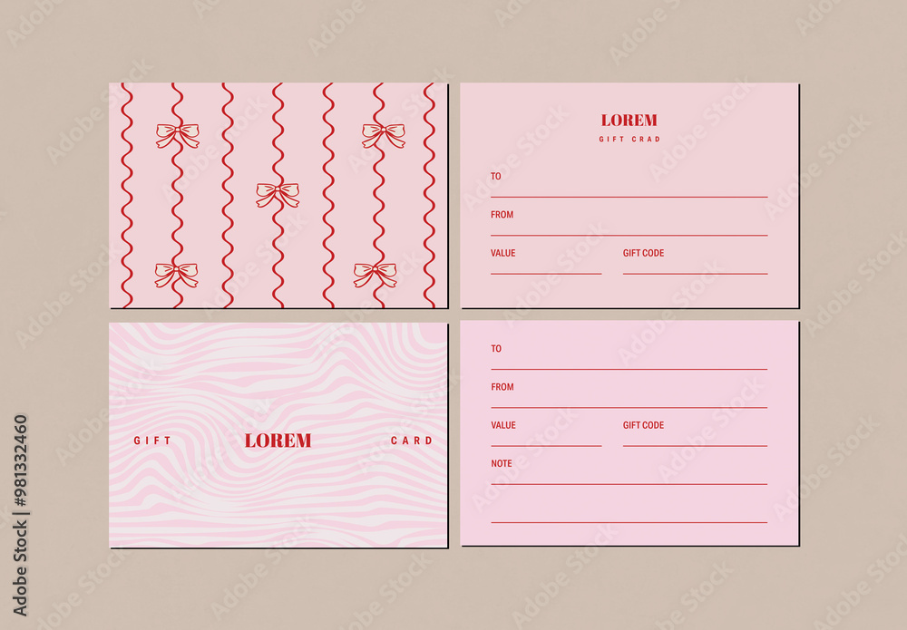 Business Gift Card Template Collection Stock Template Adobe Stock