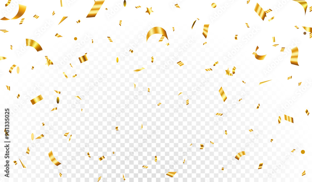 Abstract gold confetti party celebration banner background template, Great for a birthday party or an event celebration invitation or decor. confetti, Abstract gold confetti party celebration banner background template, Great for a birthday party or an event celebration invitation or decor. confetti,