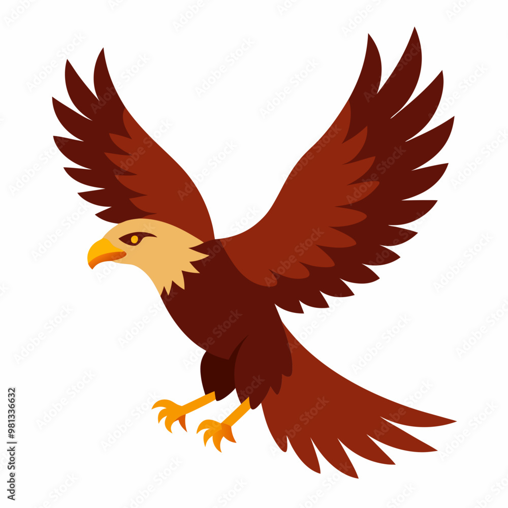 eagle with red ribbon eagle with red ribbon