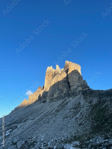 Points de vu de Tre Cime photo