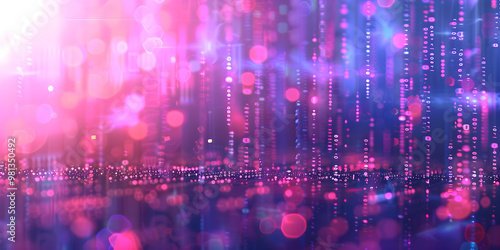 Bokeh pink background 