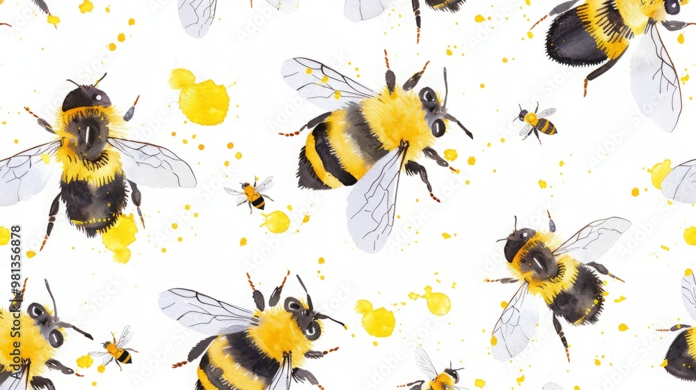 Bees background Bees background