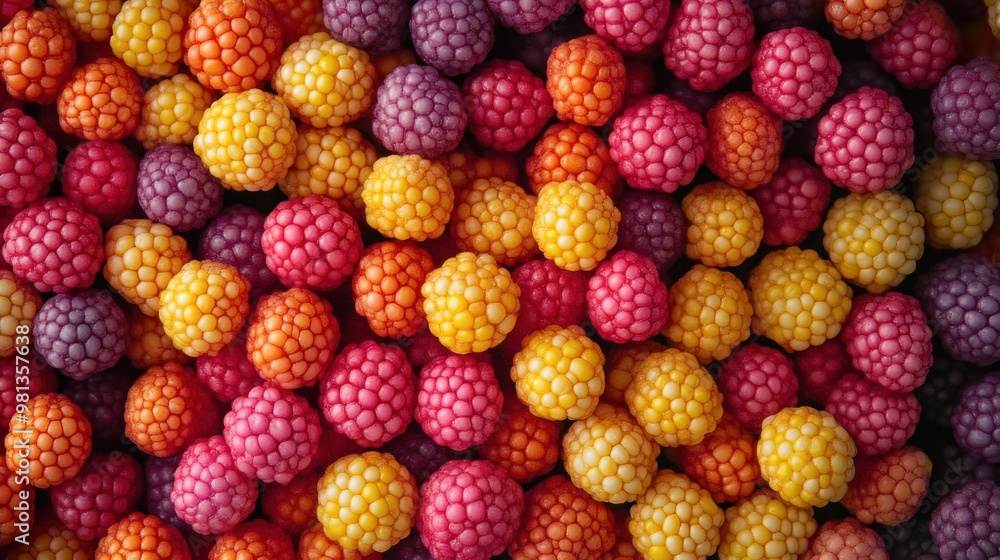 Colorful Raspberries Colorful Raspberries